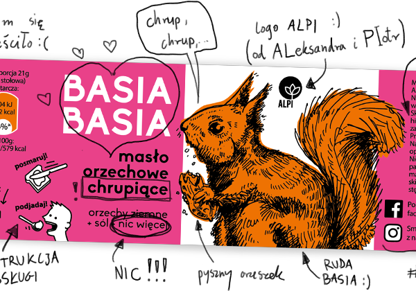 BasiaBasia - krem orzechowy chrupiący